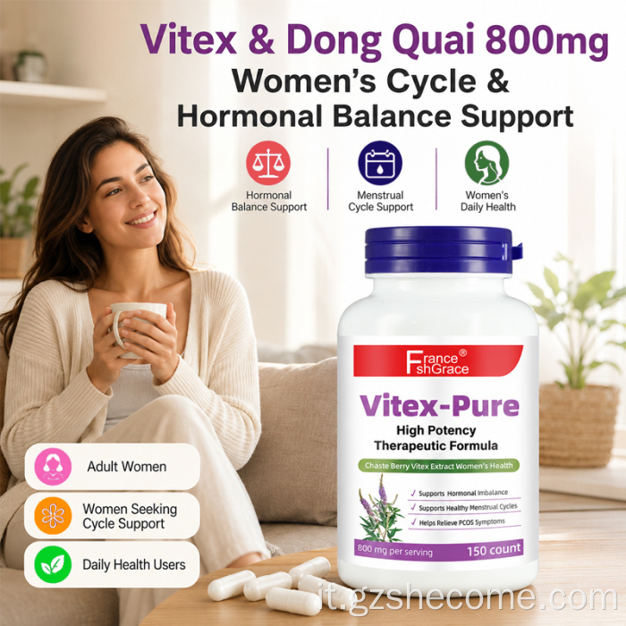 Shecome Vitex Caste Berry Capsule Equilibrio ormonale